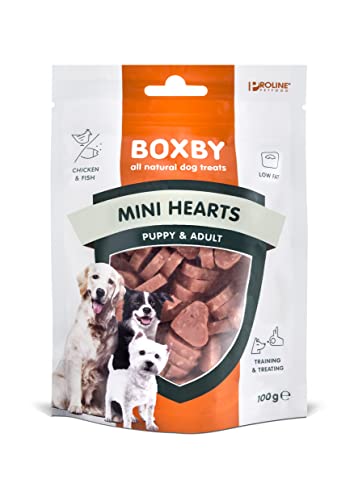 Boxby Welpen-Snacks Mini-Herzen 100g