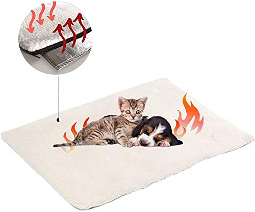 Milai Selbstheizende Decke für Katzen & Hunde, Wärmedecke für Katzen und Hunde,Umweltfreundliche...