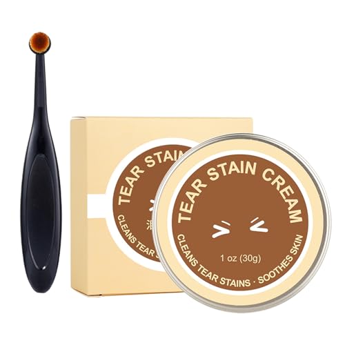 Augenreiniger Für Hunde – 30 G Natürlicher Tränenfleckenentferner | Pflegecreme Für Haustiere Mit...