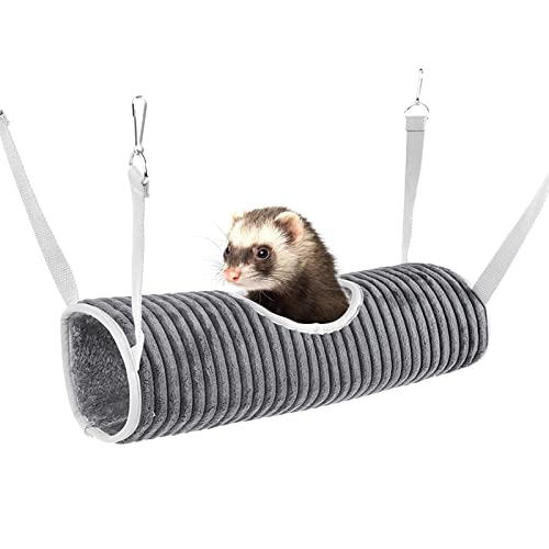Kleintier Hängematte Hamster Hängetunnel Frettchen Hängematte Meerschweinchen Tunnel Kuscheltunnel...