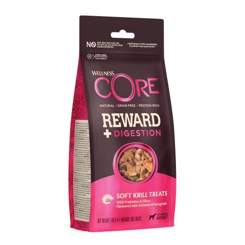 Wellness CORE Reward+ Krill, Hundeleckerli zur Belohnung, fördert eine gesunde Verdauung, weich,...