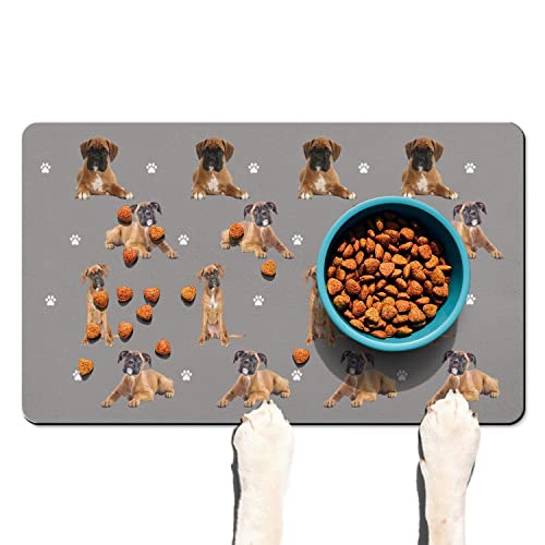 Lustige Hundenapfmatte, Silikon-Hundefutter-Bodenmatte für kleine, mittelgroße und große Haustiere
