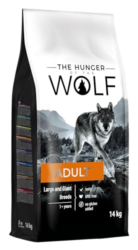 The Hunger of the Wolf Hundefutter für ausgewachsene Hunde großer und sehr großer Rassen,...