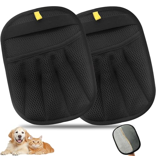 Dreaku Tierhaarentferner Handschuh, Fell Magnet Handschuh, Wiederverwendbare Handschuh Tierhaarentfernung...