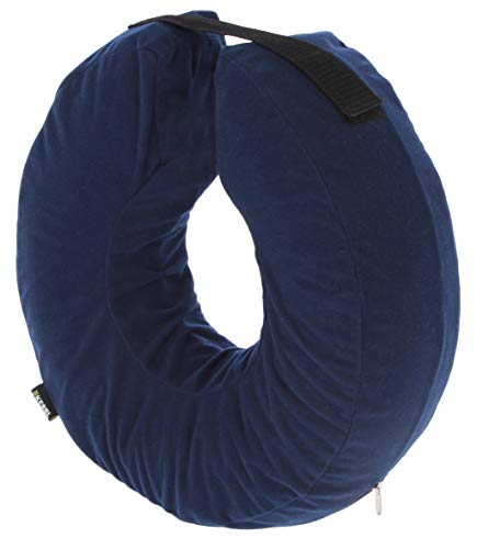 Kerbl Pet Hundehalskrause, aufblasbar, blau, Halsumfang 18-30cm