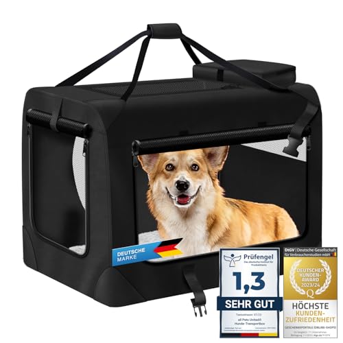 Hunde-Transportbox Tier Hundebox Transporttasche faltbar Hundetasche Haustier-Transport Atmungsaktiv &...