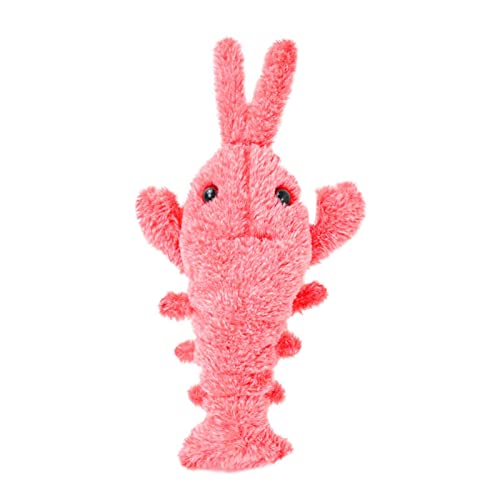 Nasoalne Floppy Lobster Dog Toy,Flopping Moving Catnip Elektrisches Hummerspielzeug für...