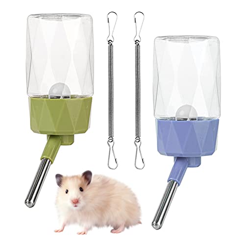 Bncxdc trinkflasche Kaninchen, Hamster trinkflasche, 2 STÜCKE 250ML/8,45OZ, Freistehende...