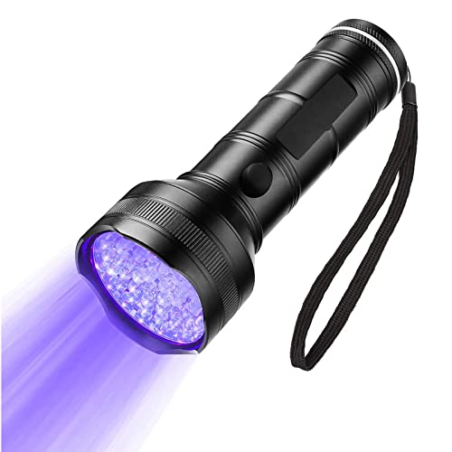 HAUSBELL UV Taschenlampe Schwarzlicht, UV Lichter 51 LED passend mit Haustier Geruchsbeseitigung, UV...
