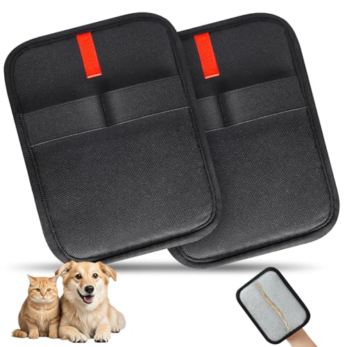 INABULETWO Statische Tierhaarentfernungshandschuhe, wiederverwendbar, elektrostatisch, Tierhaarentferner,...