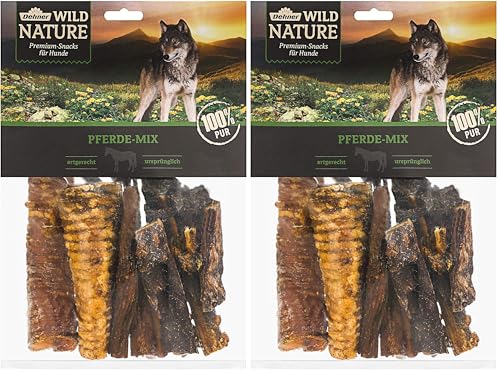Dehner Wild Nature Hundesnack, Leckerli 100% natürlich, Kausnack für ausgewachsene/Sensible Hunde, Barf...