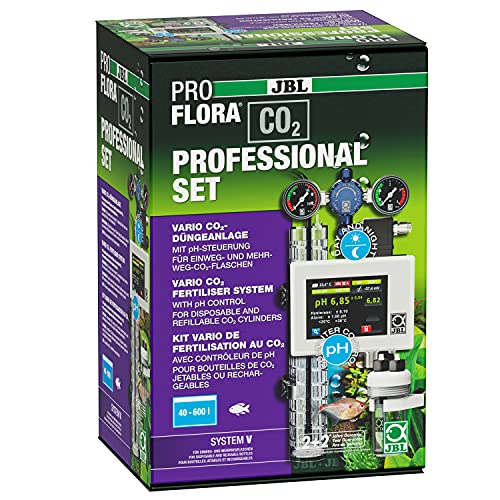 JBL PROFLORA CO2 PROFESSIONAL SET V, CO2-Düngeanlagen-Komplettset für 40-600 l, Mit automatischer CO2-...