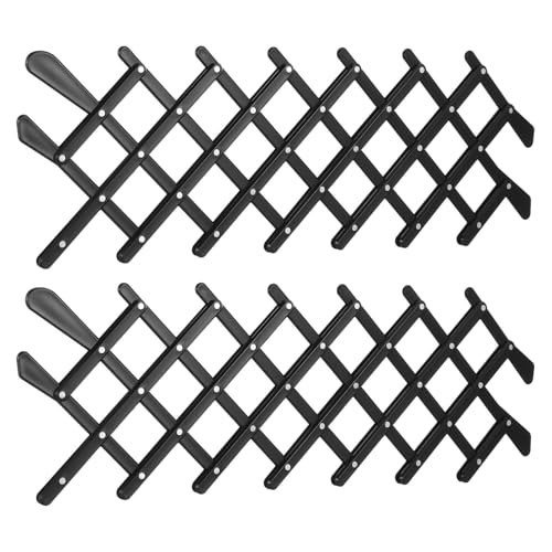 KOMBIUDA 2 Stück Ausziehbare Autofenster Hundegitter aus Robustem PP Verstellbarer Haustier...