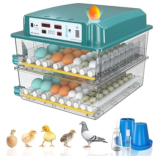 TDUAOLGX Brutautomat Vollautomatisch, Brutmaschine Vollautomatisch Hühner, 120 Eierinkubator mit...