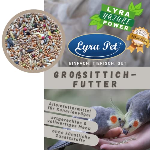 Lyra Pet® 25 kg Großsittichfutter Alleinfutter Ziervögel Vogelfutter Großsittiche Halsbandsittich...
