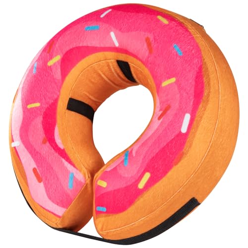 Grand Line Donut Aufblasbares Halsband für Hunde und Katzen, weicher Genesungs-Hundekegel nach...