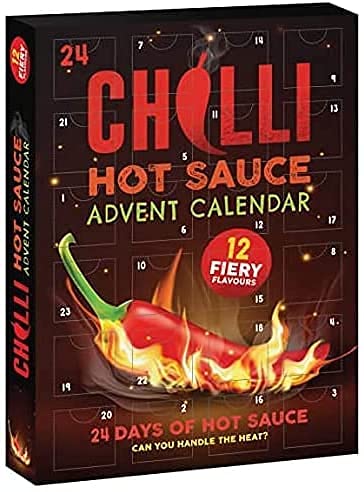 24 Days of Hot Sauce - Chili Lovers Adventskalender - Würzen Sie sich mit 24 scharfen feurigen...