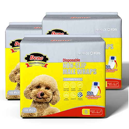 Dono Hundewickel für Rüden, Klein, 30er-Pack(S 30count)