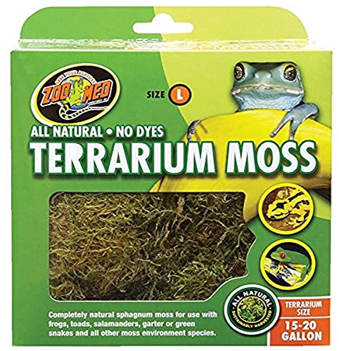 Zoo Med CF2-LE Terrarium Moss, L natürliches Moos für Terrarien