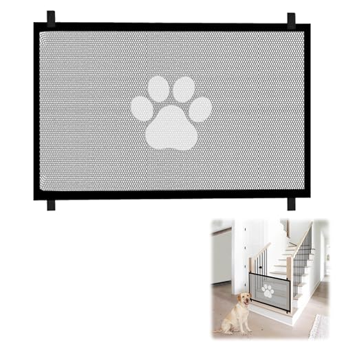 Treppenschutzgitter Hund Hundebarrieren, Tragbare Absperrgitter für Hund und Katze, Türschutzgitter...