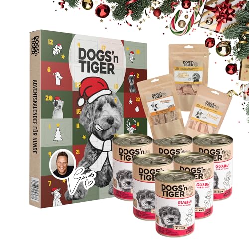 Dogs’n Tiger- Guido Maria Kretschmer – Adventskalender Hunde Box | Monoprotein | Guadn- Rind &...