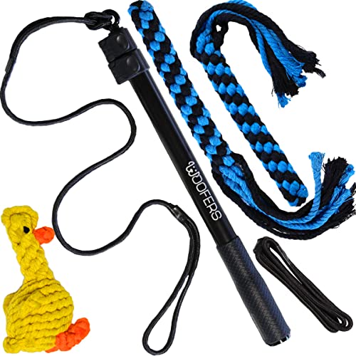 WOOFERS® längenverstellbare Reizangel Hunde - Robuster und abwaschbarer Griff – Spielspaß &...