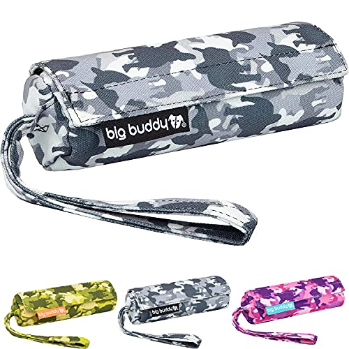 big buddy Canvas Futterdummy, Futterbeutel für Hunde, Apportierdummy zur Hundeerziehung (1x, Bulli Grau)