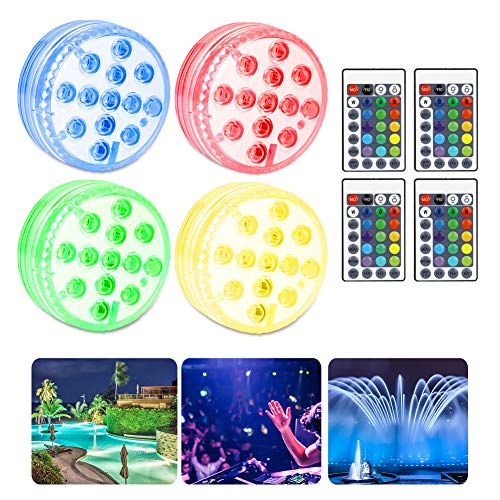 Etmury Unterwasser Licht, Aquarium Led Beleuchtung, Neues Design 13 LED Farbwechsel IP68 Wasserdichtes...