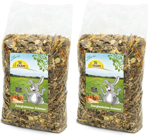 JR FARM Zwergkaninchen-Schmaus 2,5 kg (Packung mit 2)