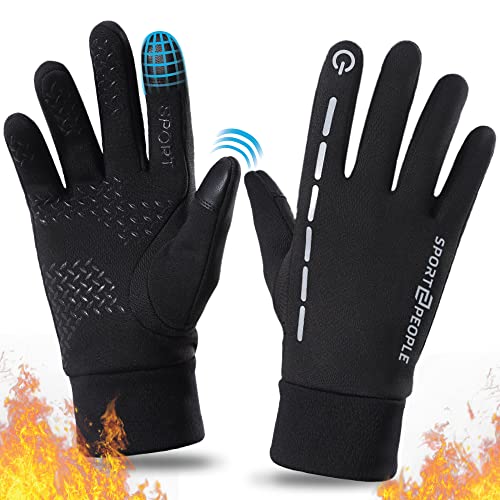 sport2people Touchscreen Winterhandschuhe Herren und Damen Thermohandschuhe Anti-rutsch Full Finger...