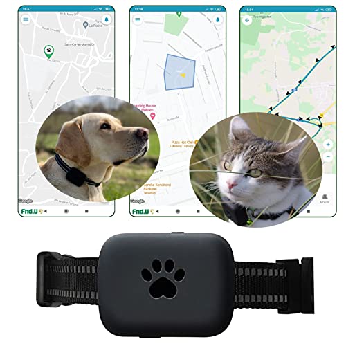 Fnd.U Guard GPS Tracker für Hund, Katze, Ortung, Peilsender mit App