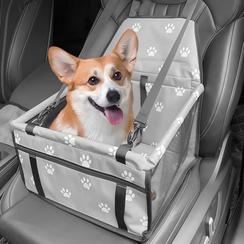 WIYETY Extra Stabiler Hunde Autositz: 40 * 32 * 22cm Wasserdicht Atmungsaktiv Hundeautositz mit...