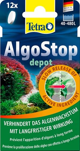 Tetra AlgoStop depot - formstabile Tabletten zur langfristigen Vorbeugung von Algen in Aquarien ab 40 L,...