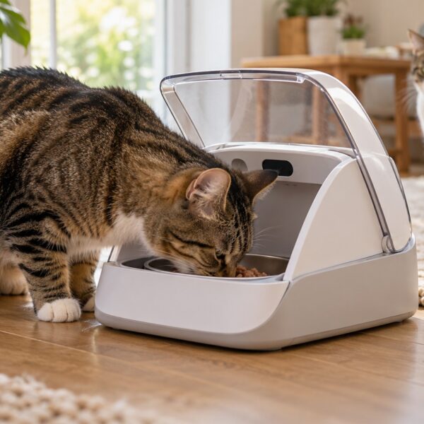 Futterautomat für Katzen mit Chip: 2 Modelle gegen Futterklau