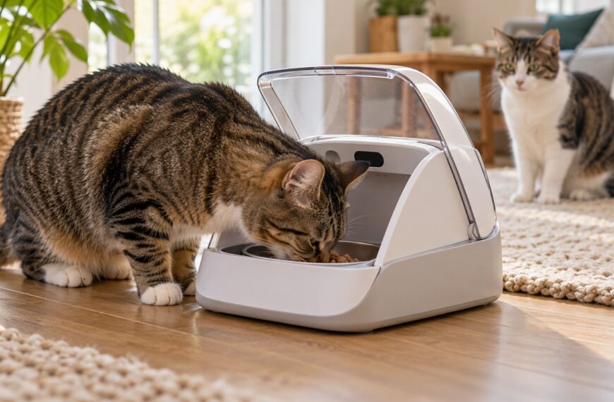Futterautomat für Katzen mit Chip: 2 Modelle gegen Futterklau