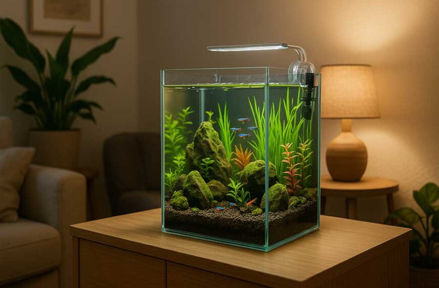 Nano Aquarium Komplettset: Moderne Nano-Cubes für kleine Räume