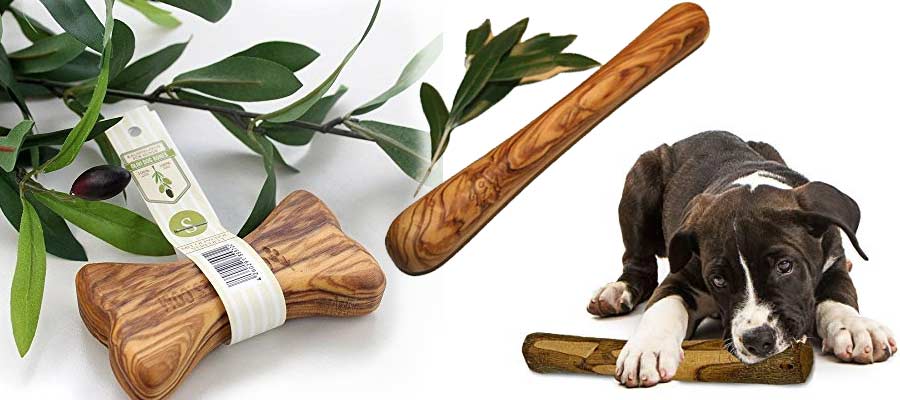 Olivenholz Kaustäbe für Hunde: Nachhaltige Alternative zu herkömmlichen Hundespielzeug
